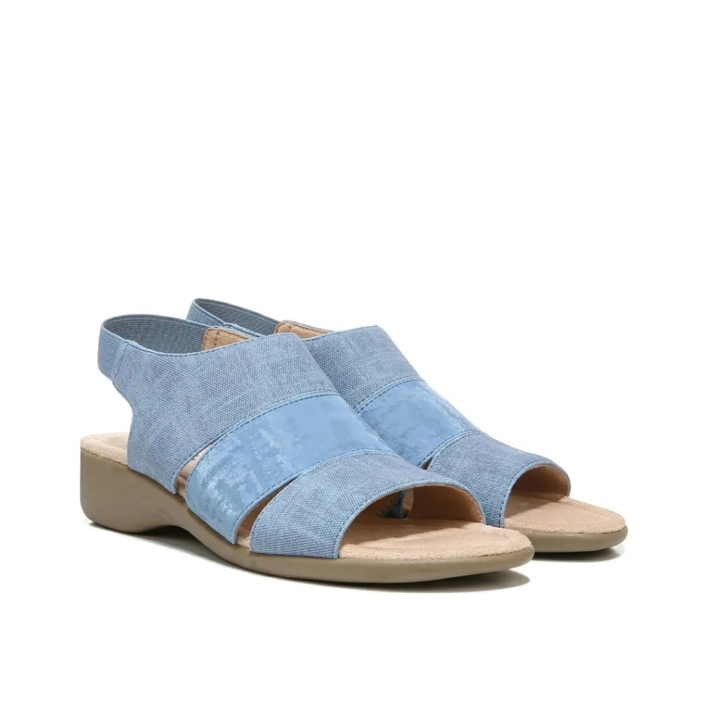 Lifestride Taura SandalsSize 7M Women's, Color Light blueNew no boxFaux … - Picture 8 of 10
